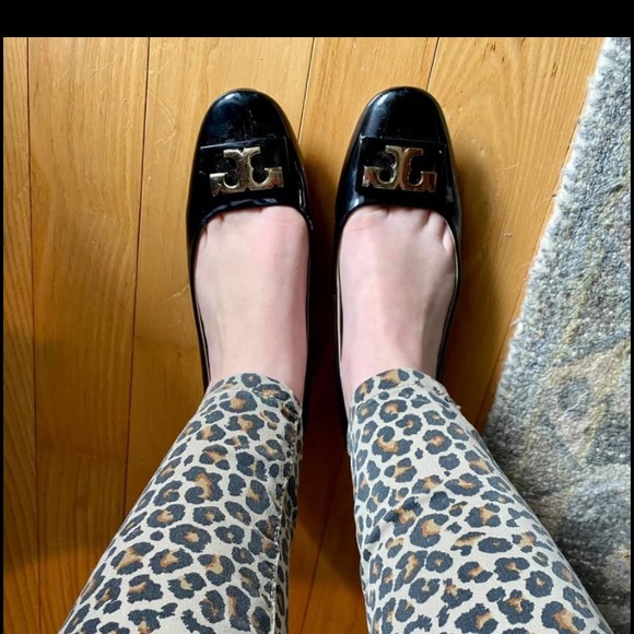 Tory Burch block heeled flats - Picture 1 of 4